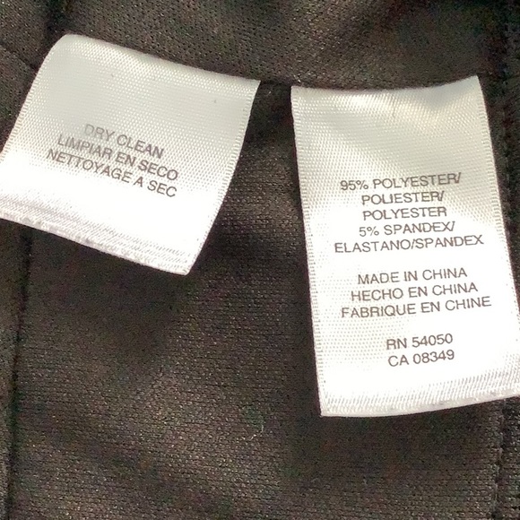 Evan-Picone sleeveless black draped front-size 14 - Picture 7 of 7